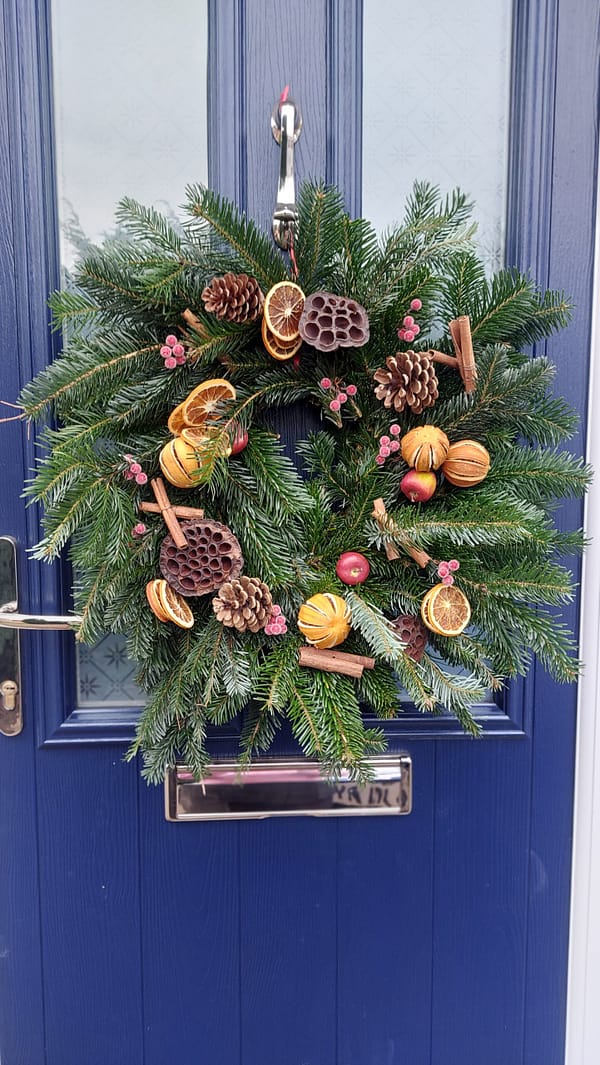 Christmas Fresh Spruce Wreath Workshop