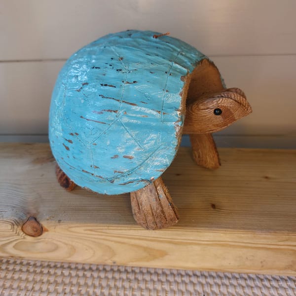 Turtle Torquise with nodding head