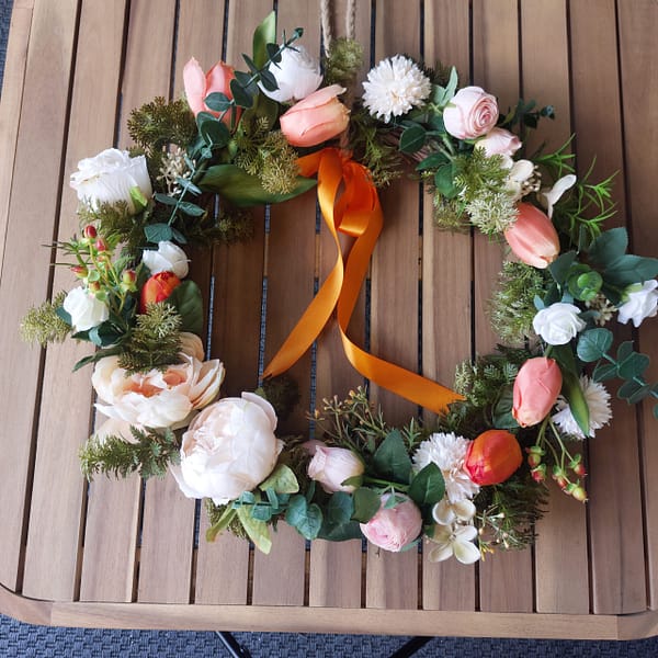 Artificial 40 cm Bessie Wreath