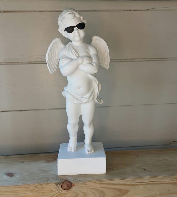 White too cool cherub